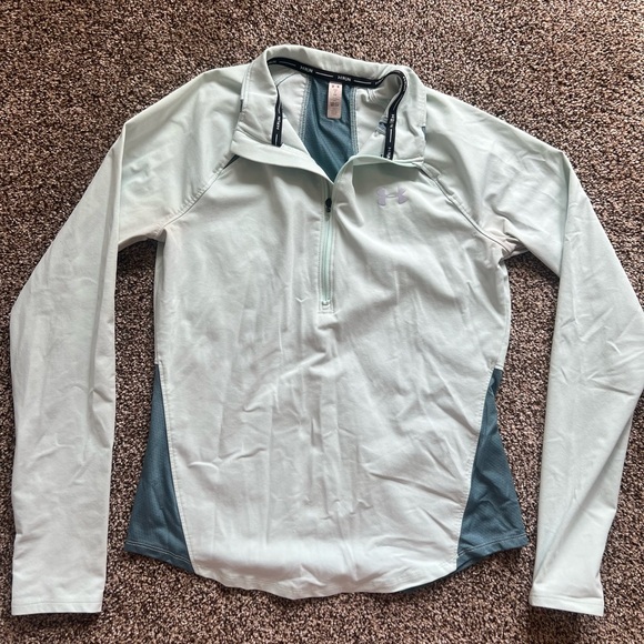 Under Armour Mint Green Long Sleeve Top - Picture 1 of 4